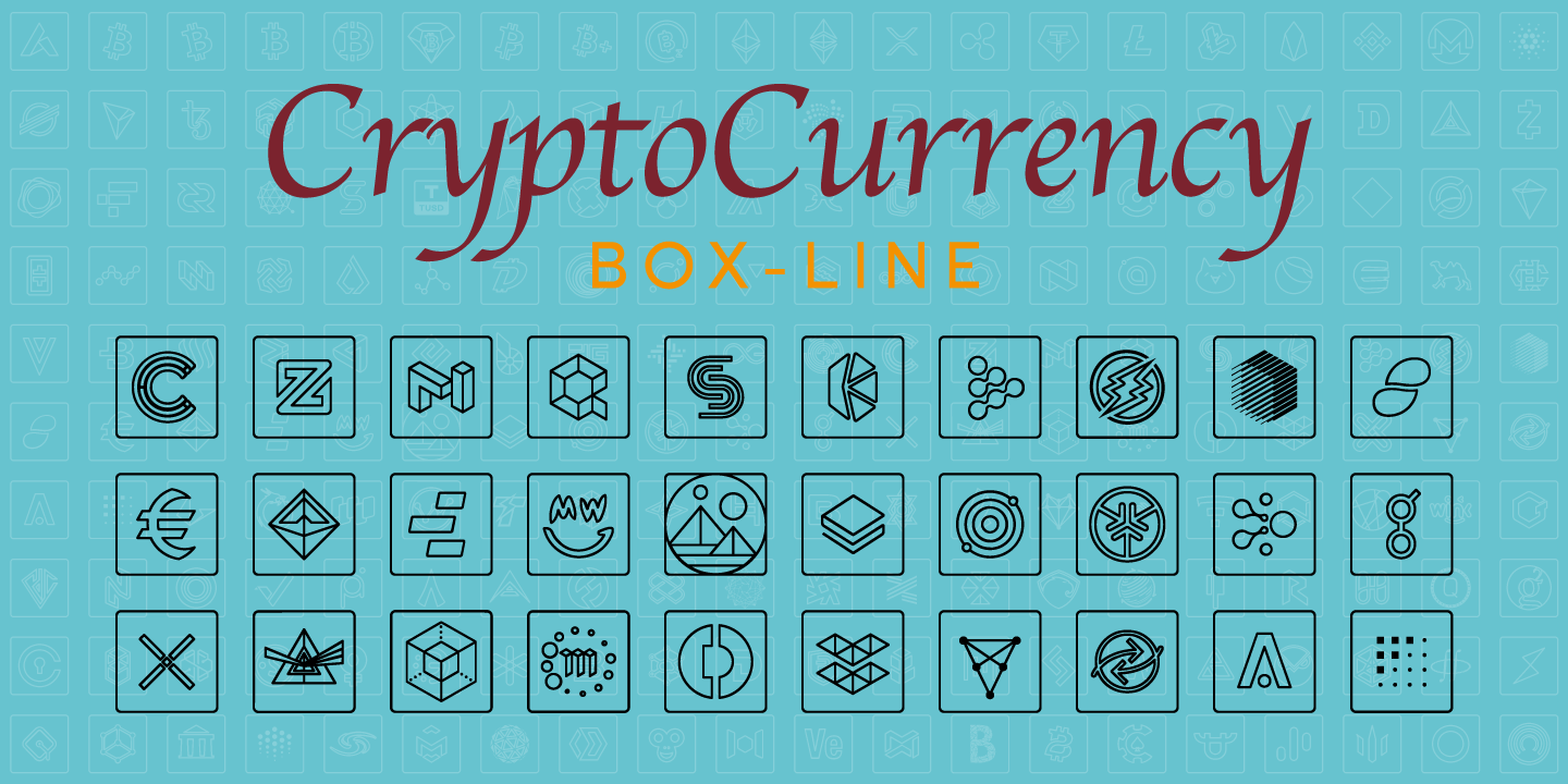 crypto icon font